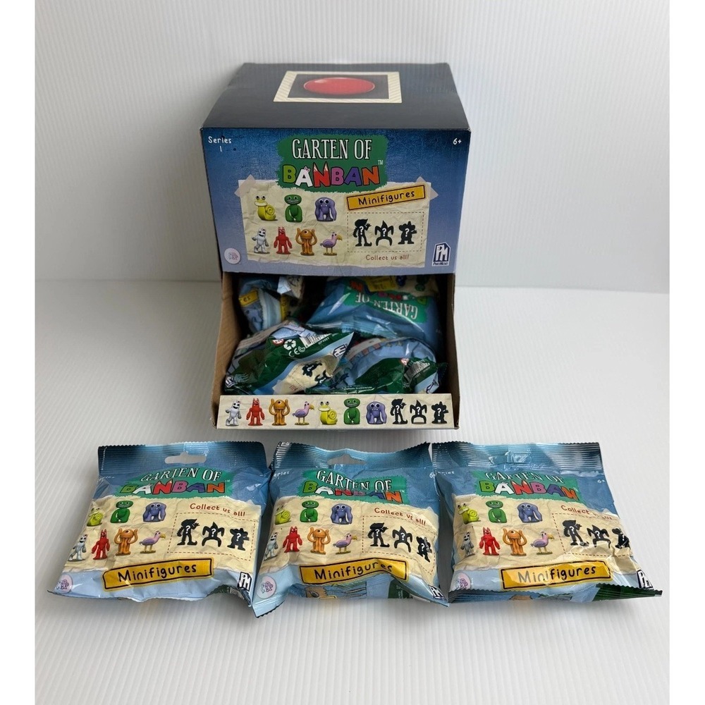 3x Garten of Banban Series 1 Minifigure Blind Bags Sealed PhatMojo New